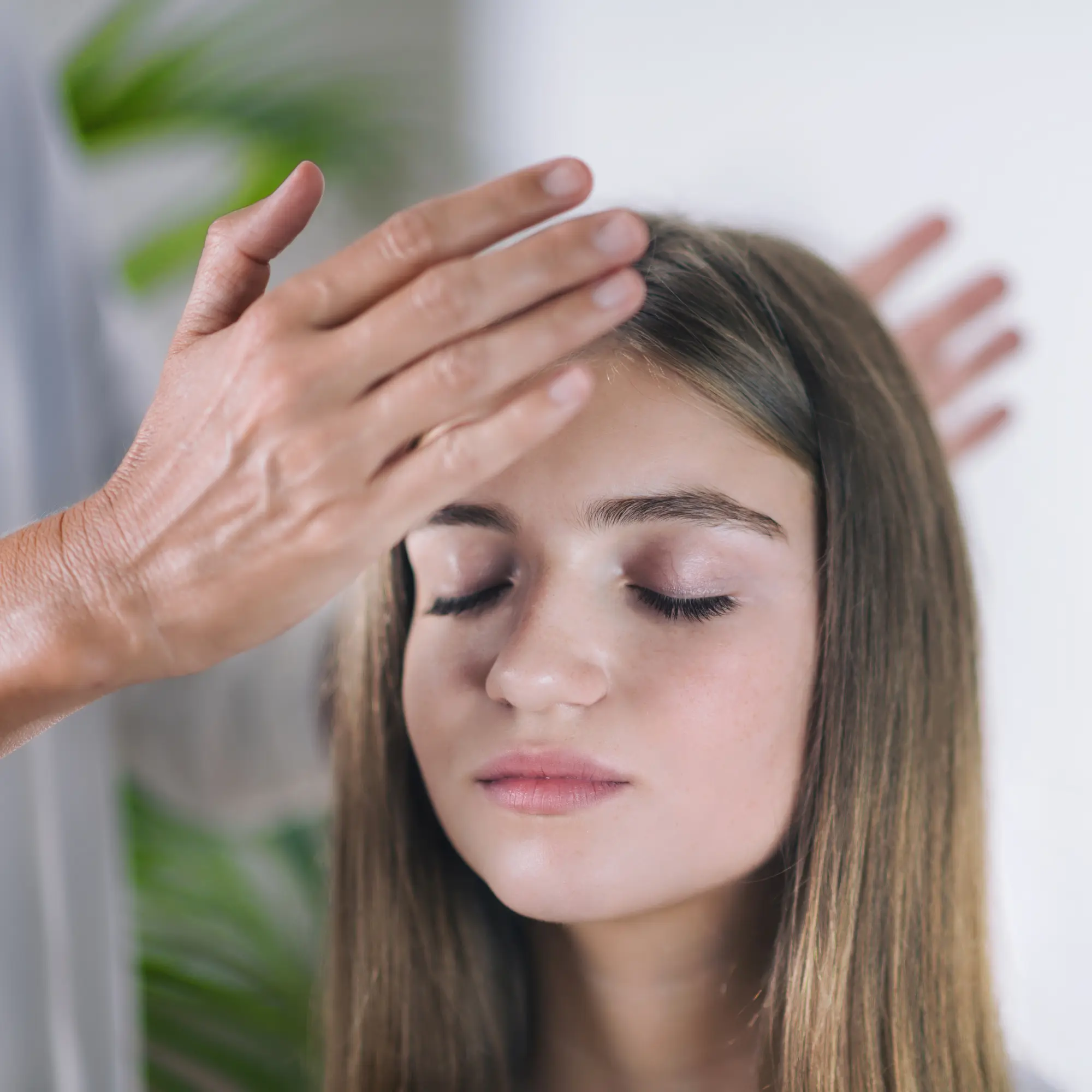 Démonstration d'une séance de Reiki